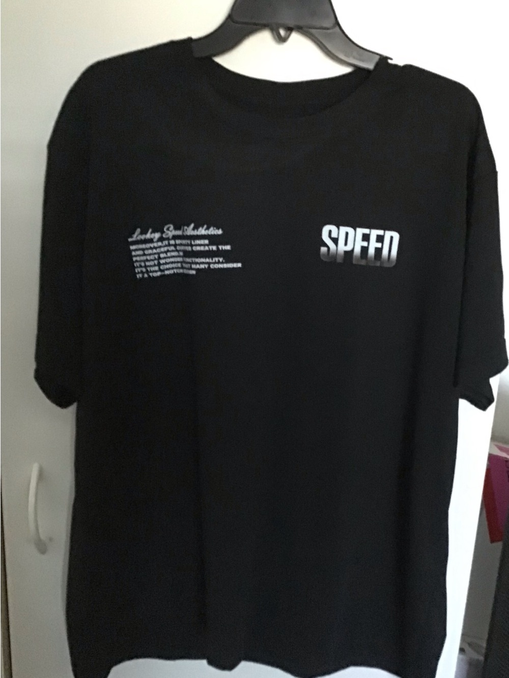 Lowkey Street Aesthetics Speed Car Black T-Shirt
